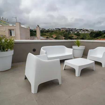 Turisticos Puerto De Junto A La Playa, Terraza Y Garaje Privado 苏安塞斯
