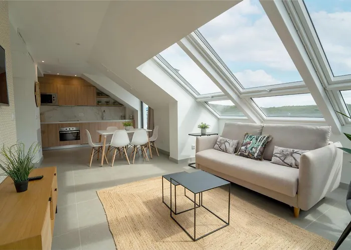 Appartement Turisticos Puerto De Junto A La Playa, Terraza Y Garaje Privado Suances